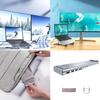 8-in-1 USB-C Laptop Stand, Adjustable Flat Laptop Docking Station Stand with 4k HDMI, 2 USB 3.0, Pd 100w, Universal for Offices, Corporate Desks, Cafes (2Pcs) view 2