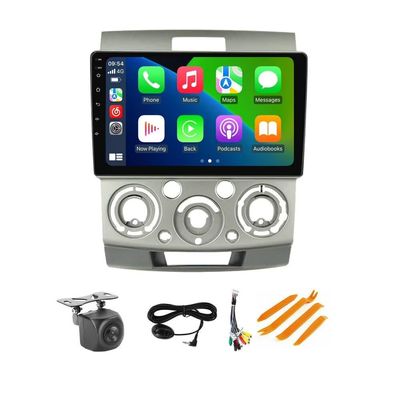 2+64GB Android Radio Stereo for Mazda BT-50 BT50 2006-2011 Stereo Upgrade Dash Kit GPS Navigation,9" IPS Touch Screen Head Unit with Car-Play & Android Auto/SWC/Rear View