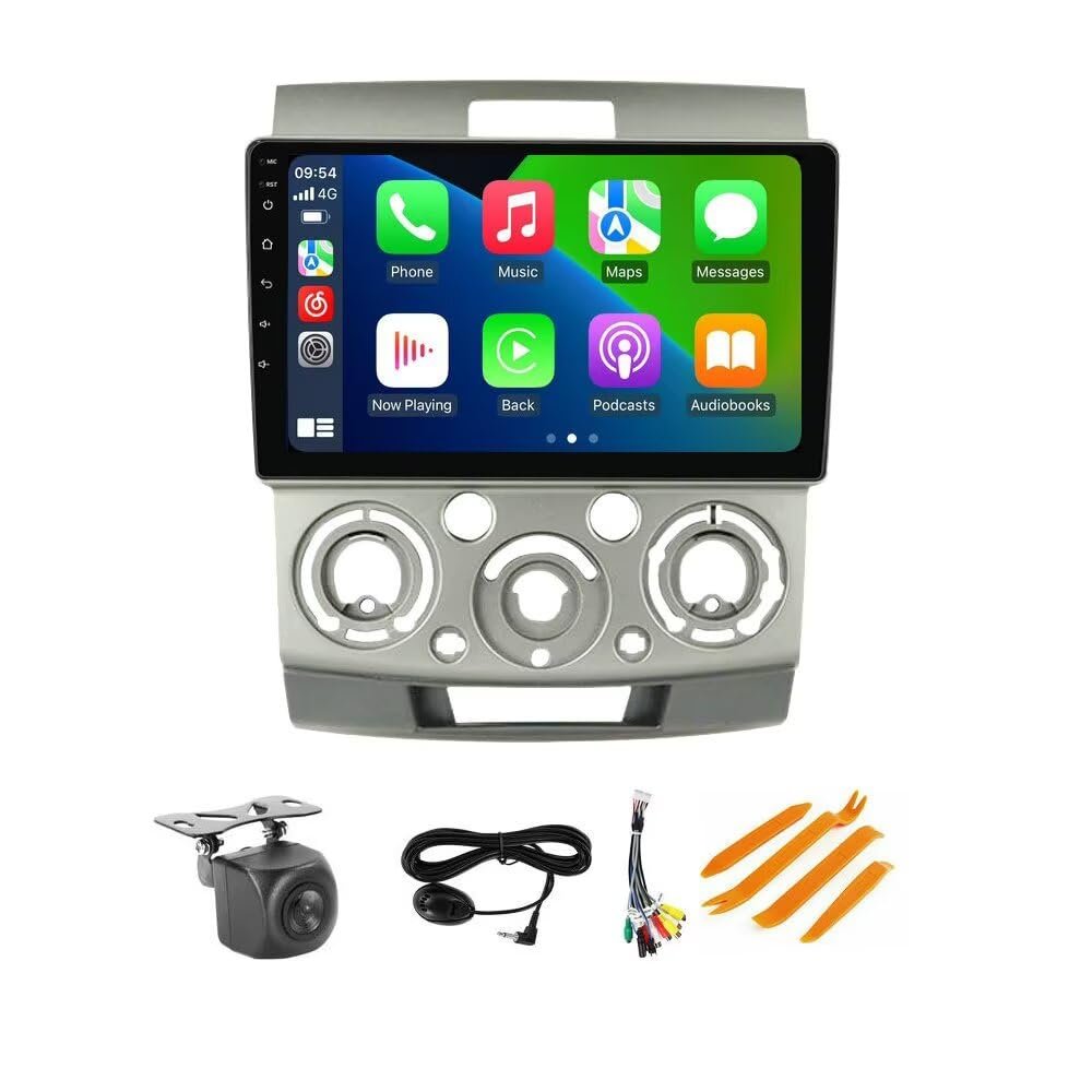 2+64GB Android Radio Stereo for Mazda BT-50 BT50 2006-2011 Stereo Upgrade Dash Kit GPS Navigation,9" IPS Touch Screen Head Unit with Car-Play & Android Auto/SWC/Rear View