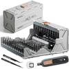 180 in 1 Precision Electric Screwdriver Set with Pick-up Screwdriver Bits, Magnetic Repair Tool Kit for PC,Computer,Laptop,Phone,Watch,PS5,Camera (Manual Set) view 1