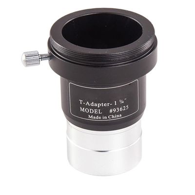 Telescope Accessories 93625 Universal 1.25-inch T-Adapter Connects A DSLR Or SLR Camera to for Photography