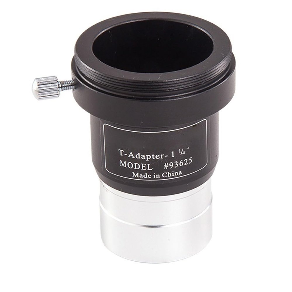 Telescope Accessories 93625 Universal 1.25-inch T-Adapter Connects A DSLR Or SLR Camera to for Photography