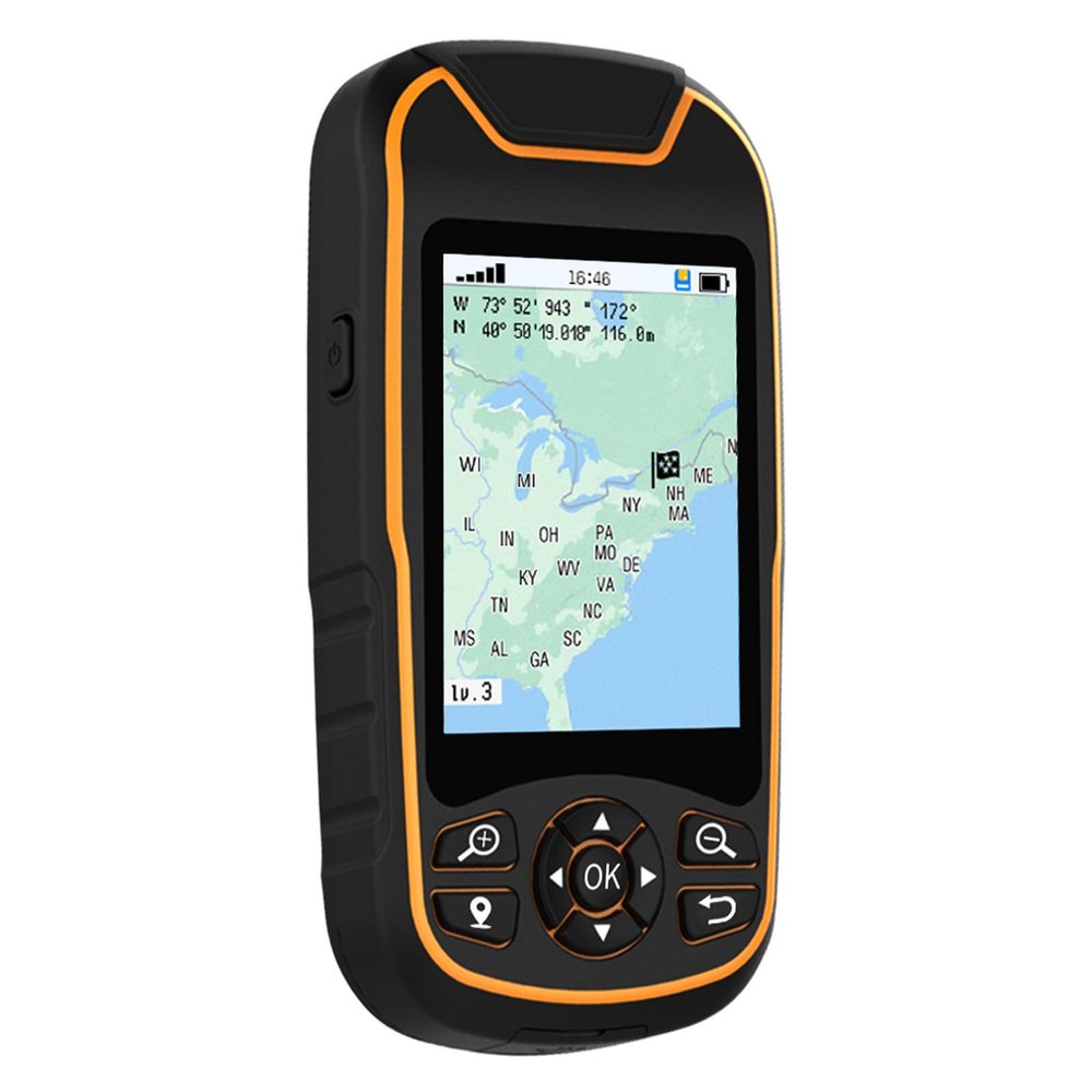A8 GPS Handheld Navigator, Handheld GPS Survey Equipment, Coordinate Collection, World Map, Satellite Position, Data Export, Data Export, for Farm Land