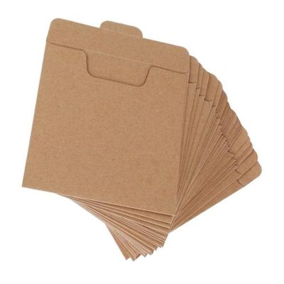 EPIGEIST 25Pcs Kraft CD Bags Multi Function Portable CD Envelopes for Music Movies for Collectors Travel