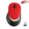 Wireless Bluetooth Mouse, Ergonomic Dual-Mode Rechargeable Silent Portable Mouse with RGB Gradient Breathing Light, for PC Laptop Tablet Computer, Office School Home Adult Student Kids Gift(Red) view 1