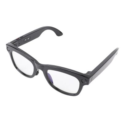 LAISANIM AI Smart Glasses with 5MP Camera & Real Time Translation, 26 Languages & Open Speaker, 4H Playtime & Touch Control, Travel Meeting Trade Business (Anti Blue Lighting Glasses)