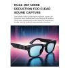 LAISANIM AI Smart Glasses with 5MP Camera & Real Time Translation, 26 Languages & Open Speaker, 4H Playtime & Touch Control, Travel Meeting Trade Business (Anti Blue Lighting Glasses) view 3