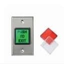 972-L-ES-MO X 32D  Momentary Push Button, English/Spanish, SPDT, Satin Stainless Steel (32D)