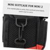 CAXUSD Portable Travel Camera Bag PU Storage Pouch Crossbody Shoulder Bag for Mirrorless and DSLR Cameras Durable and Versatile Design with Multiple Wearing Modes view 3