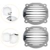 GZYF Liru Motorcycle Fairing Speaker Grill Covers Front Speaker Grill for Harley -Davidson FLHT Models 2000-2013 Chrome view 3