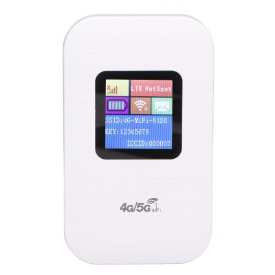 Vikye Portable WiFi Hotspot, 4G LTE Mobile Router with Medium/Micro SIM Card Slot, for Travel Supports 10 Multi Users USB C Power (H780)