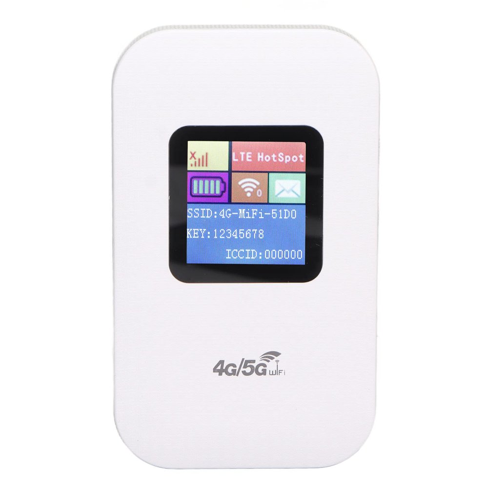 Vikye Portable WiFi Hotspot, 4G LTE Mobile Router with Medium/Micro SIM Card Slot, for Travel Supports 10 Multi Users USB C Power (H780)