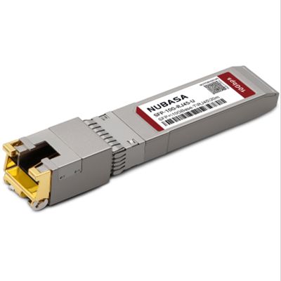 NUBASA SFP+ to RJ45 Adapter | 10Gb Fixed Speed | Ultra-Low Power <2W | SFP+ to Ethernet Transceiver | Up to 30m, Plug-Play | for Ubiquiti/Cisco/Netgear/Fortinet and More