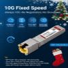 NUBASA SFP+ to RJ45 Adapter | 10Gb Fixed Speed | Ultra-Low Power <2W | SFP+ to Ethernet Transceiver | Up to 30m, Plug-Play | for Ubiquiti/Cisco/Netgear/Fortinet and More view 2