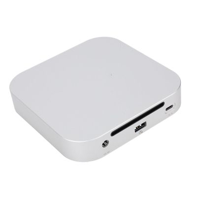 ciciglow Stand Hub for mini M4 Dock, with Dual M.2 SSD Slots 10Gbps USB A Ports Storage Memory Card Reader 40Gbps Bandwidth PCIe 4.0 (US Plug)