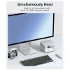 ciciglow Stand Hub for mini M4 Dock, with Dual M.2 SSD Slots 10Gbps USB A Ports Storage Memory Card Reader 40Gbps Bandwidth PCIe 4.0 (US Plug) view 2