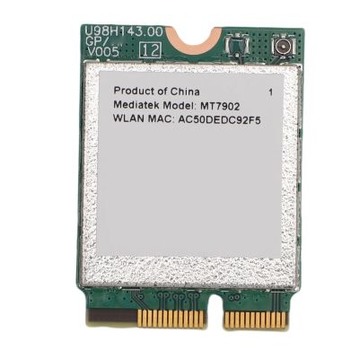Sanpyl WiFi 6E Wireless Network Card, M.2 NGFF Bluetooth 5.2 4200Mbps Tri Band 2.4GHz/5GHz/6GHz WiFi Card Support for Wins 10 11 Linux