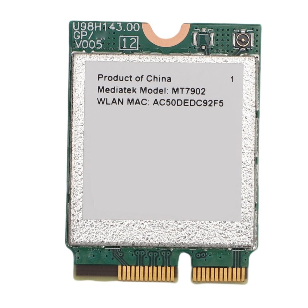 Sanpyl WiFi 6E Wireless Network Card, M.2 NGFF Bluetooth 5.2 4200Mbps Tri Band 2.4GHz/5GHz/6GHz WiFi Card Support for Wins 10 11 Linux