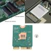 Sanpyl WiFi 6E Wireless Network Card, M.2 NGFF Bluetooth 5.2 4200Mbps Tri Band 2.4GHz/5GHz/6GHz WiFi Card Support for Wins 10 11 Linux view 4
