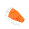 HOLIDYOYO 100 Pcs Ethernet Cable Boots Cover Connector Protective Caps for Network Plugs Strain Relief Boots Cable Protector for Reliable Performance view 2