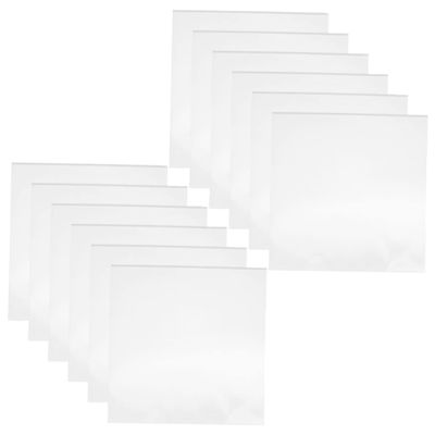 CONGARTENO 25pcs Vinyl Record Sleeves Adhesive Covers for Outer Protection Static Dustproof Fits Records for Storing and Preserving Your Vinyl Collection