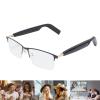 Asixxsix Smart Glasses, IP54 Water Proof Bluetooth Glasses Built in Mic and Speaker and Voice Control, for Men Women Travel Meeting Trade Business, Eye Caring view 3