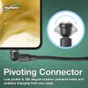 BoxWave Cable Compatible with Plum Gator 6 - MagnetoSnap AllCharge Cable, Magnet Charging Cable USB Type-C Micro USB - Jet Black view 4