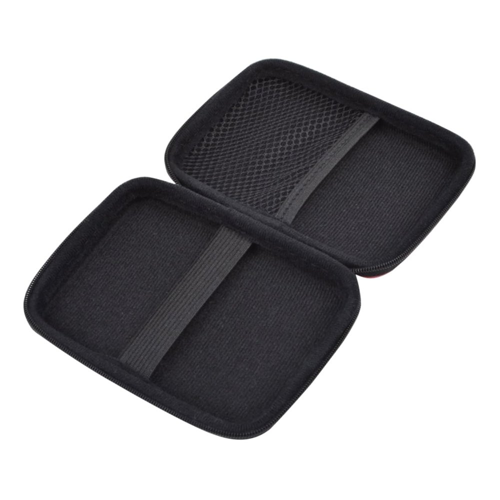 TINEASUR Durable Hard Drive Storage Bag Digital Accessories Organizer with Mesh Pocket and Cable Holder for Travel Camping and Daily Use