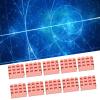 10Pcs Brass Heat Sink with Thermal Conductive Adhesive Mini Radiators for CPU PCB Router Electronic Components P14 x 4 x 14 view 3