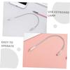 COOLHIYA Gooseneck USB Keyboard Lamp Adjustable Eye-Caring LED Light for Laptop Flexible Mini USB Desk Light Portable Night Reading view 3