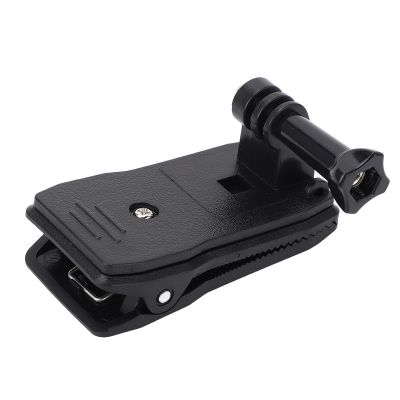 Tbest Action Camera Backpack Strap Mount Universal Rotatable Durable ABS Clamp for 3 4 X4 GO3 Adventure Photography