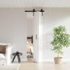 84'' Height Primed White 1 Lite Shake Bi-Fold Barn Door with Installation Hardware Kit25"x84" view 1