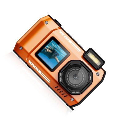 SPONGL 6500W Pixel Waterproof Camera with 10xZoom IP68 Rating Auto Focusing Camera for Underwater Photography Up to 10Meters
