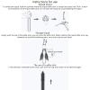 SPONGL Selfie Sticks,2 in1 Invisible Selfie Stick Tripod for Action Cameras with Adjustable Length and Nonslip Tripod Base view 4