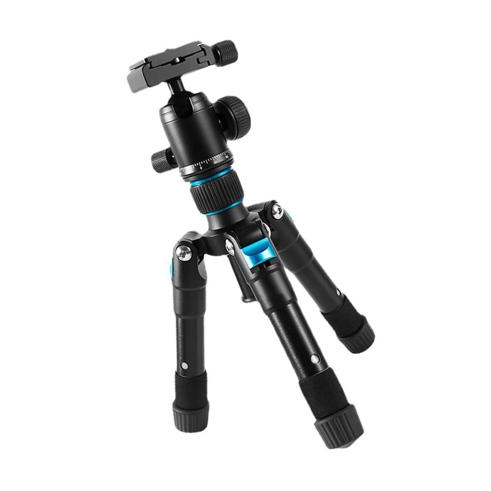 SPONGL Portable Tripod Aluminum Desktop Stand 20Inch Height with 360Degree BallHead for DSLR Cameras and Video Camcorders