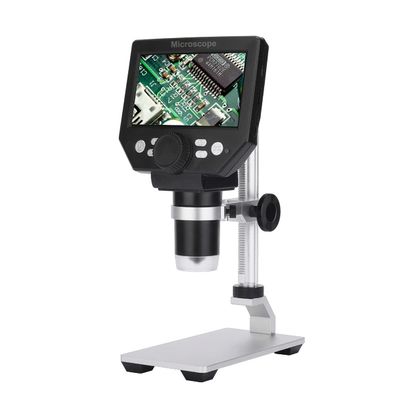 DFEDHF Microscope Accessories kit Slide Preparation camer 1000x 2.0MP USB Digital Microscope Electronic 4.3" Large Base LCD Display 8MP 1-1000X Continuous Magnifier Microscope A