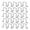 MATERIG 3in Cable Wire Management D Ring, Aluminum Cable Ring, Distribution Ring Silver 25pcs view 1