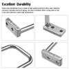 MATERIG 3in Cable Wire Management D Ring, Aluminum Cable Ring, Distribution Ring Silver 25pcs view 2