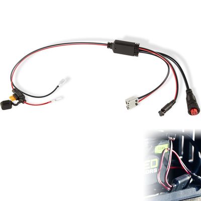Bzsunway Replace Part for 010-12676-35 Power Cable Suitable for Garmin Panoptix Ice Fishing Kit & Bundle with Charge Port Plug and 5A Fuse Holder