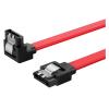 0.5M SATA Internal Cable 7 Pin to 90 Deg 7Pin Cable view 1