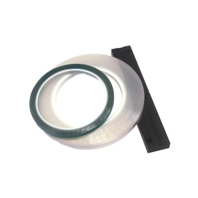 SPONGL 1/4 10inch Splicing Block Set Aluminum Engraver Open Reel with Media Leading Splicing Tape for Revoxonide