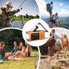 Hand Crank Solar Radio,Solar Emergencyy Hand Crank Weather Radio | 3 Way Charging Weather Power Bank for Travel Long Road Trips Indoor Outdoor Camping view 4