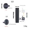 SPONGL Side Handle for 1/4inch-20 Screw Lightweight Portable Camera Cage Hand Grip for DSLR Camera with Cold Shoe Mount view 2