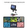 DFEDHF Microscope Accessories kit Slide Preparation camer 600X 3.6MP Digital Microscope LED Magnifier Microscope for Mobile Phone Microscope with Aluminum Alloy Microscope Acces view 2