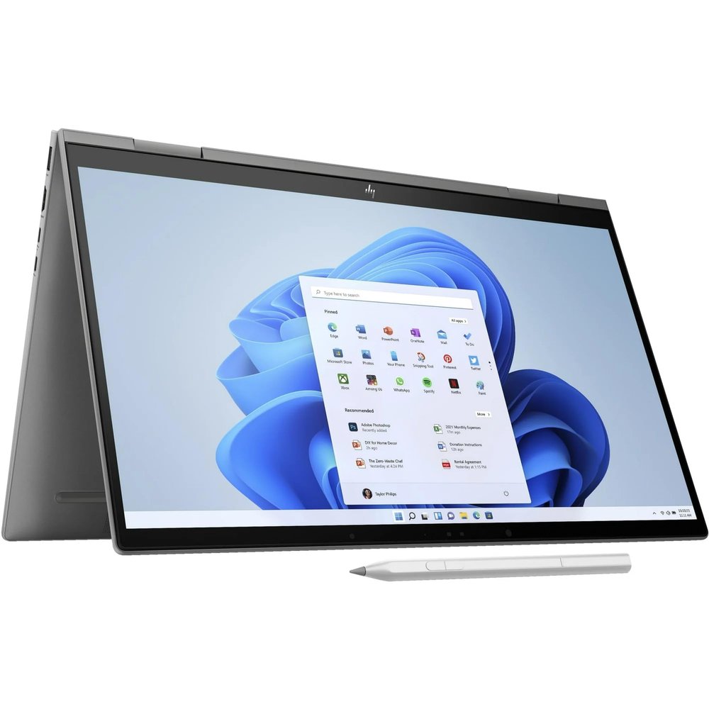 HP Envy x360 2-in-1 Laptop 2023 15.6 FHD 1920 x 1080 Display Touchscrenn, Intel Core i7-1355U, 10-core, Intel Iris Xe Graphics, 32GB DDR4, 1TB SSD, Backlit Keyboard, Thunderbolt 4, Windows 11 Home
