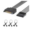 0.300cm SATA Power Extension Cable Sata Male to Female Cable, Sata Power Cable Extension view 2