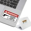 10Pcs(5In) Nothing in Here is Worth Dying for Sticker - There is Nothing in Here Worth Your Life Bumper Sticker view 2