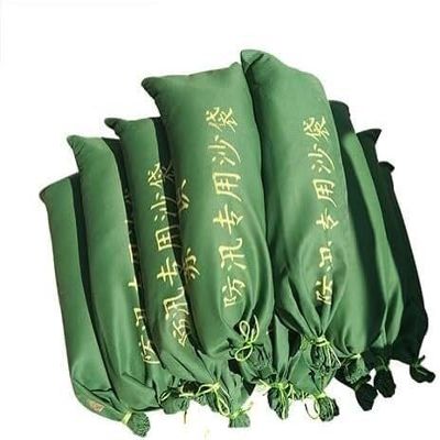 TIST Waterproof Sandbags for Garages 10-Piece Set of Long Canvas Flood Control Sandbags Reusable Rainproof, Windproof, and Flood Control Sandbags Quick Absorbing Flood Sandbags(25X150CM)