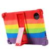 AKNICI Case for DOOGEE Tab A9 / DOOGEE Tab A9 Pro Tablet 10 Inch, Soft Silicone Heavy Protective Cover with Adjustable Kickstand, Rainbow view 3