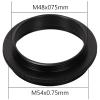 1pc Both Side Male Thread Adapter T T2 M42 M48 M54 M56 SCT Astronomical Telescope Photography Accessories M42x0.75 M48x0.75 M54x0.75(M48 to M54) view 2